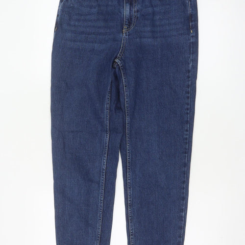 Topshop Moto Women’s Blue UK 8 High Rise Mom Jeans W26 L32