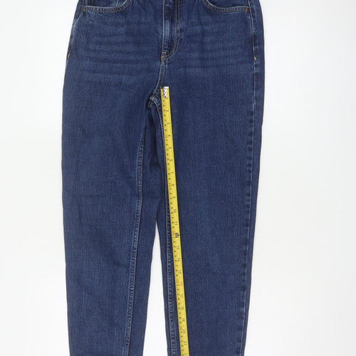 Topshop Moto Women’s Blue UK 8 High Rise Mom Jeans W26 L32