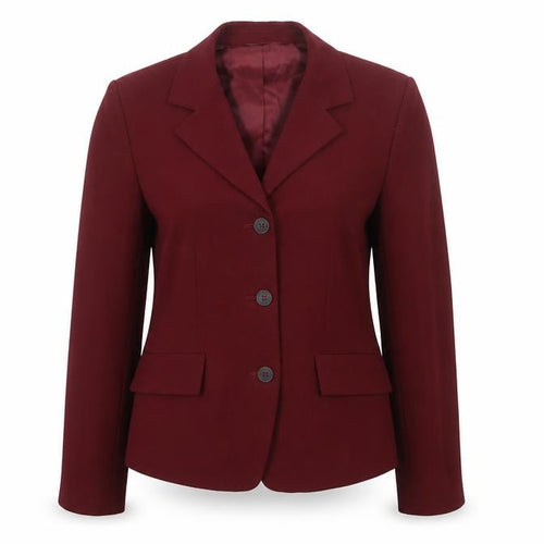 Marks and Spencer Women Red UK 10 Tailored Lined 3 Button Blazer