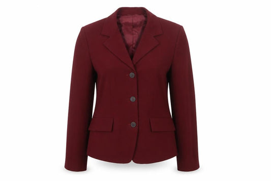 Marks and Spencer Women Red UK 10 Tailored Lined 3 Button Blazer