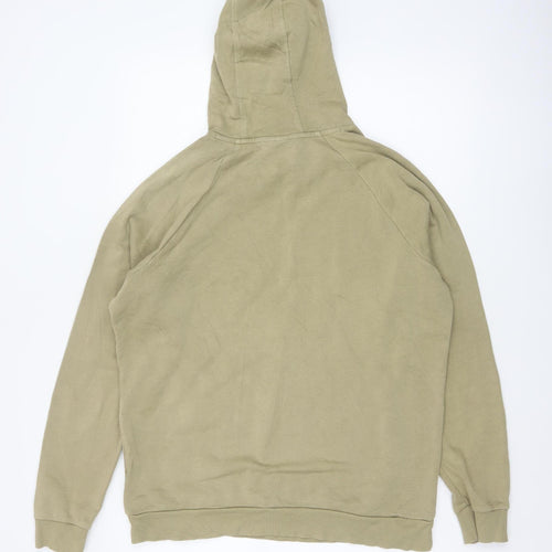 Under Armour Men’s Beige M Pullover Hoodie Logo Fleece