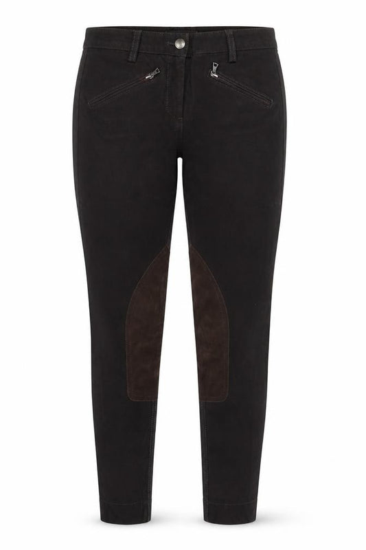 Cambio Women Brown UK 8 Rachel Skinny Stretch Jeans Zip Pockets