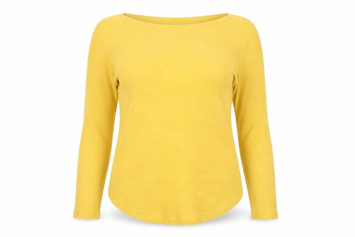 John Lewis Women Yellow Cotton Knit Pullover Jumper Size 14