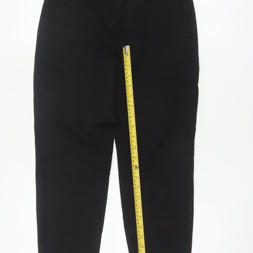 Marks and Spencer Women Black UK 8 The Mia Slim Tapered Trousers
