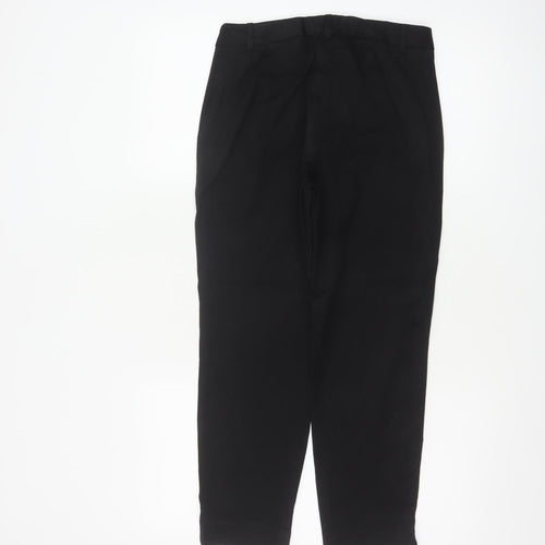 Marks and Spencer Women Black UK 8 The Mia Slim Tapered Trousers