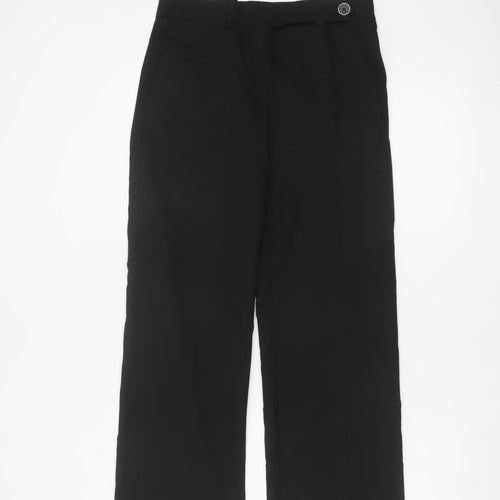 Next Women’s Black UK 6R Straight Leg Dress Trousers Workwear