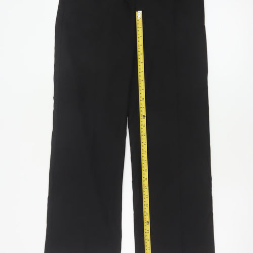Next Women’s Black UK 6R Straight Leg Dress Trousers Workwear