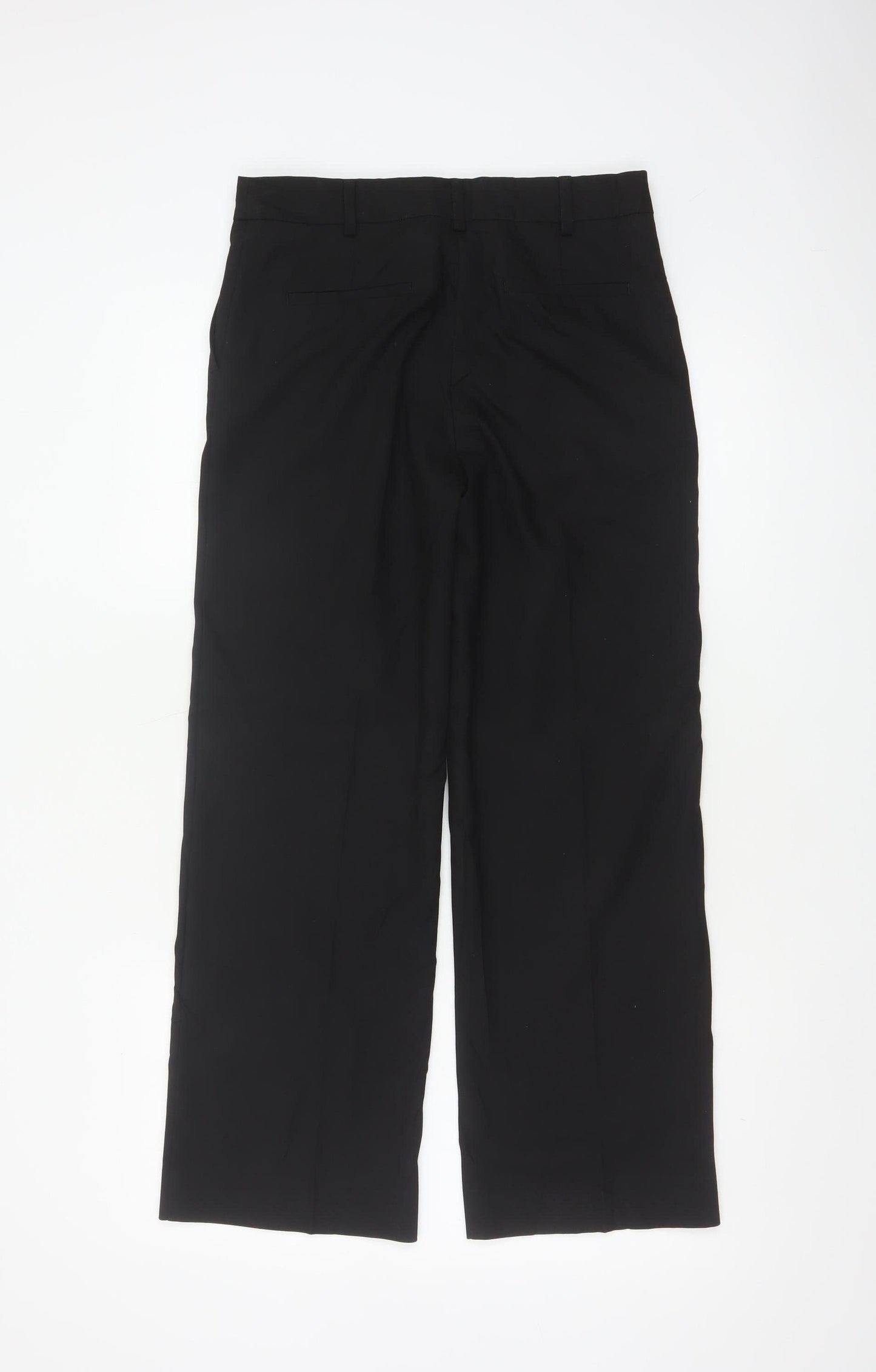 Next Women’s Black UK 6R Straight Leg Dress Trousers Workwear