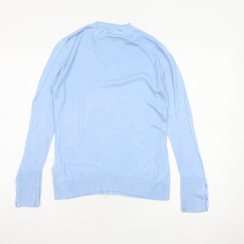 Hobbs Women’s Blue XS Cashmere Blend Crew Neck Knit Jumper