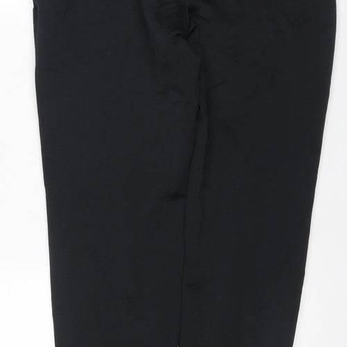 Nike Men Black M Dri-FIT Track Pants Jogger Tapered Zip Pockets