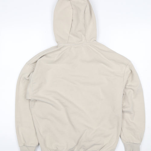 The North Face Women's Beige M Pullover Hoodie Logo Hooded