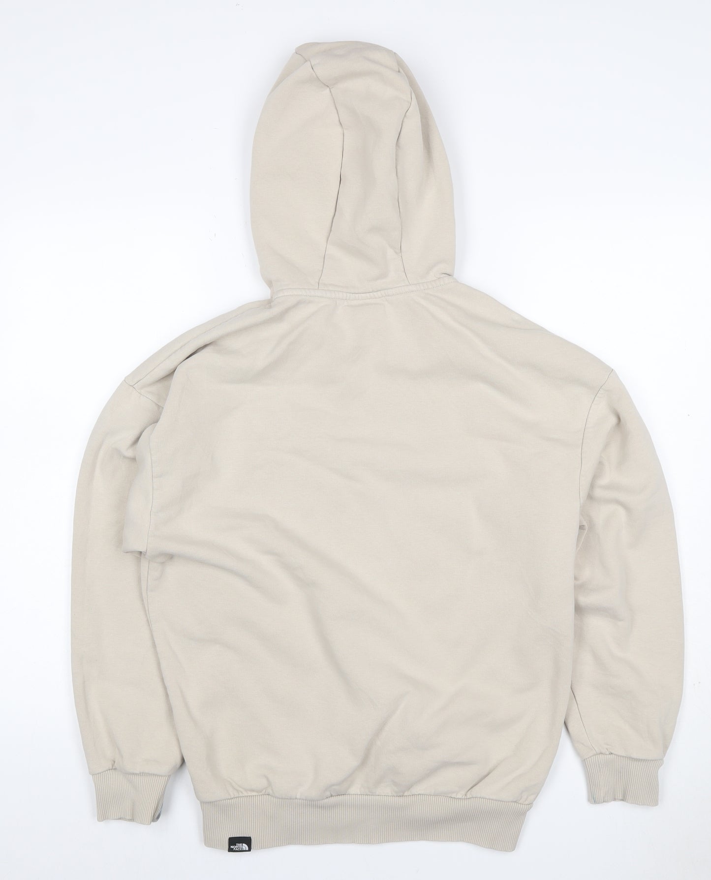 The North Face Women's Beige M Pullover Hoodie Logo Hooded