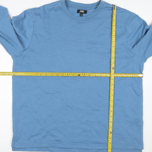 Jacamo Men’s Blue XL Crew Neck Pullover Sweatshirt Fleece