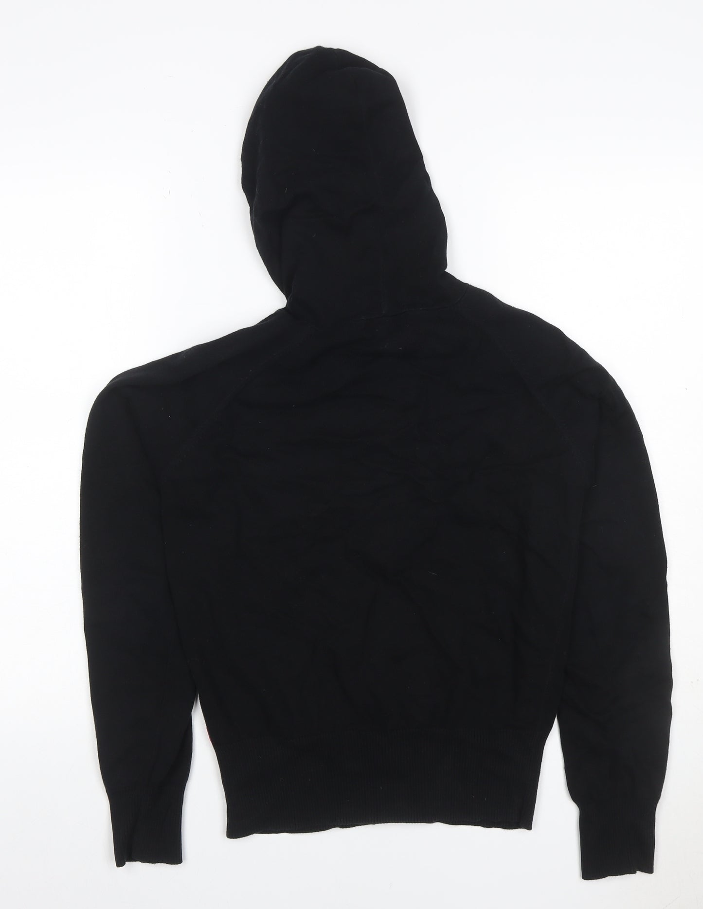 Pineapple Women Black Size 14 Full Zip Hooded Logo Hoodie