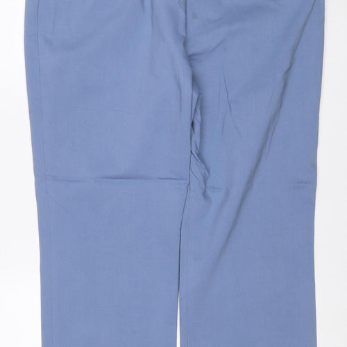 Cotswold Collections Women Blue Size 18 Wide-Leg Lined Trousers