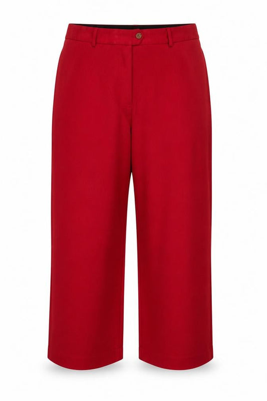 Marks & Spencer Women’s Red Size 20 Regular Wide Leg Trousers