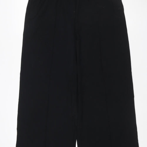 M&S Women’s Black Size 12 Elastic Waist Straight Work Trousers