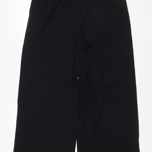M&S Women’s Black Size 12 Elastic Waist Straight Work Trousers