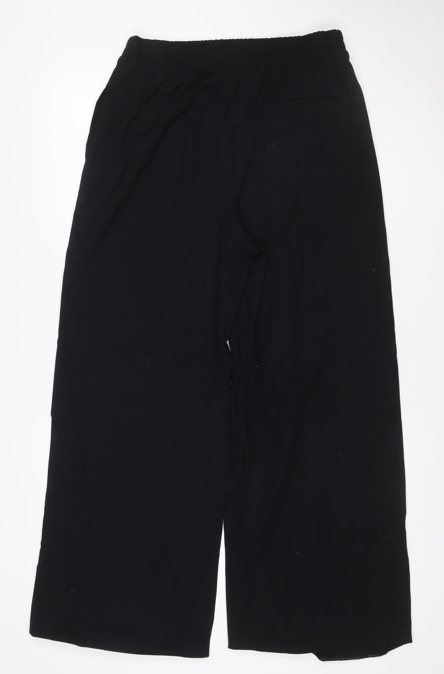 M&S Women’s Black Size 12 Elastic Waist Straight Work Trousers