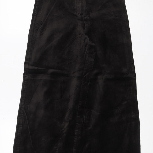 Weekday Women Black UK 8 Wide-Leg Stretch Cotton Blend Jeans