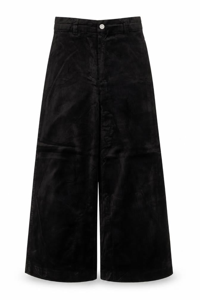 Weekday Women Black UK 8 Wide-Leg Stretch Cotton Blend Jeans