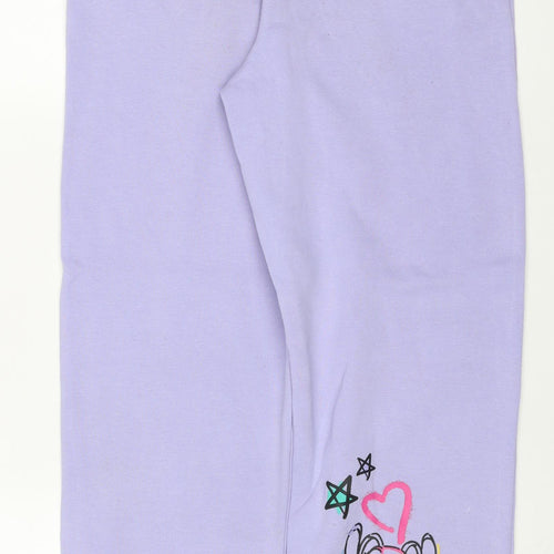 Primark Disney Stitch Girls Purple Sweatpants 11-12 Years Jogger