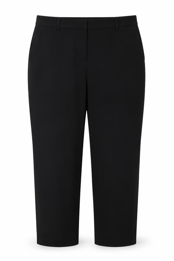 Marks and Spencer Women's Black Size 24 Regular Stretch Dress Trousers