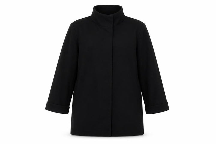 New Look Women’s Black Petite UK 10 Open Front 3/4 Sleeve Blazer