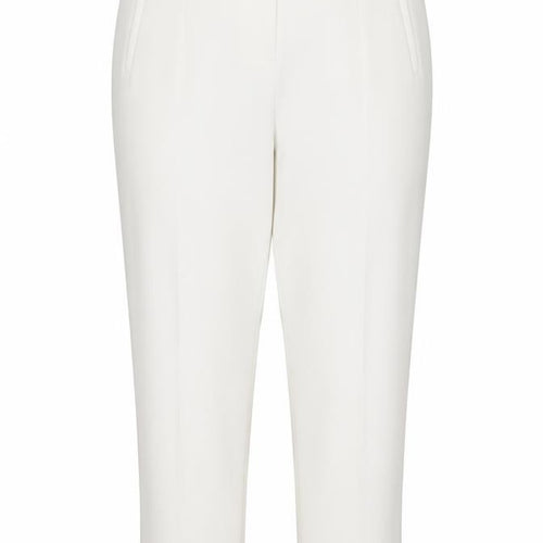 Zara Women White UK 16 XL Straight Dress Trousers Pockets New