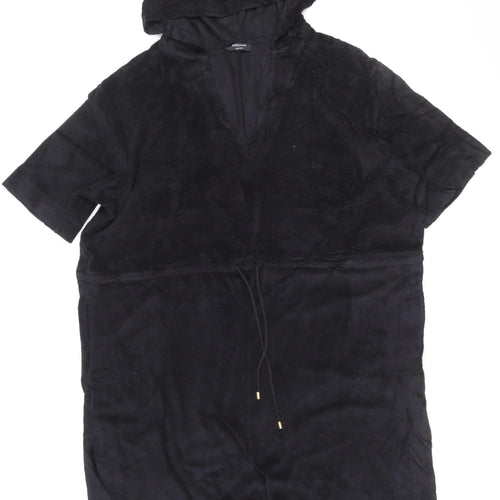 JD Williams Women’s Black S Hooded Long Sleeve Shift Dress