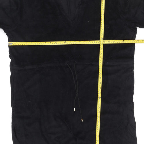 JD Williams Women’s Black S Hooded Long Sleeve Shift Dress