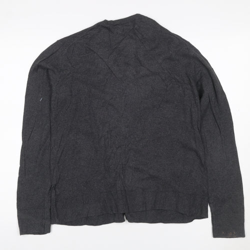 Gap Women’s Grey XL Cotton Button Front Cardigan Long Sleeve Knit