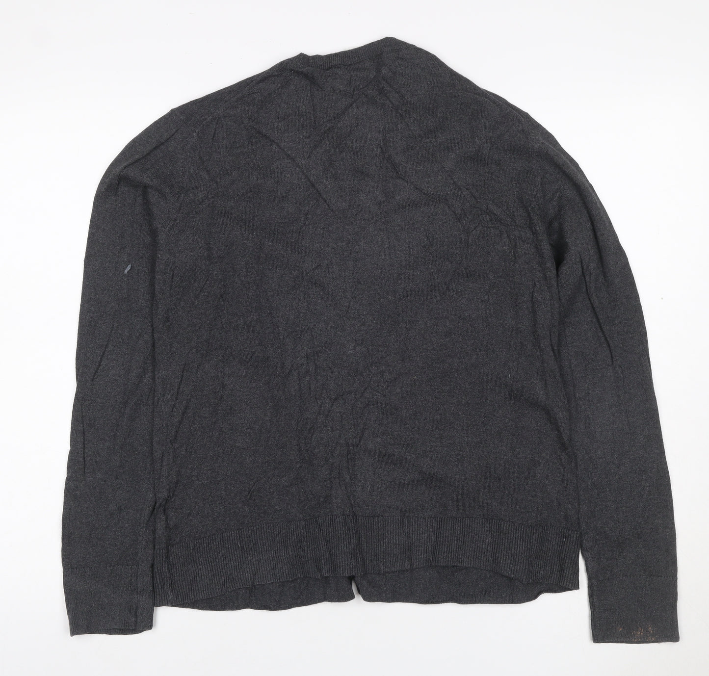 Gap Women’s Grey XL Cotton Button Front Cardigan Long Sleeve Knit