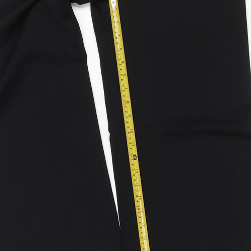 French Connection Women’s Black UK 10 Wool Tailored Straight Trousers