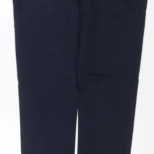 Marks and Spencer Autograph Men Blue 34/33 Slim Stretch Dress Trousers