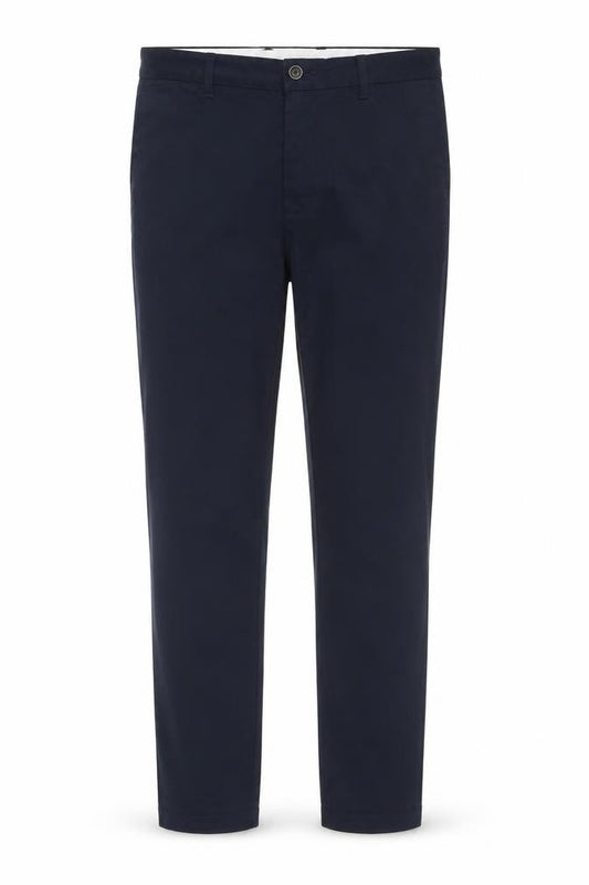 Marks and Spencer Autograph Men Blue 34/33 Slim Stretch Dress Trousers