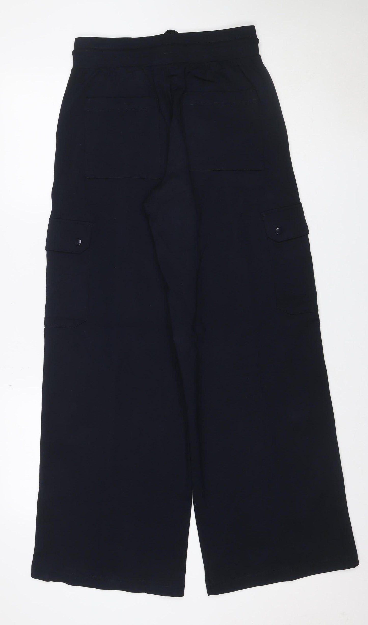 Marks and Spencer Women Blue Size 10 Cargo Drawstring Trousers