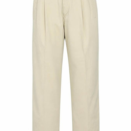 Sport Reed Men’s Beige 34R Cotton Chino Trousers Adjustable Waist