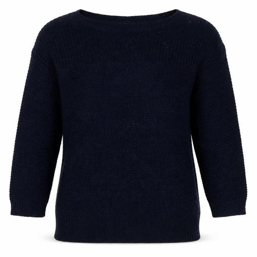 Wallis Women’s Navy Blue S Boat Neck Raglan Knit Pullover Jumper
