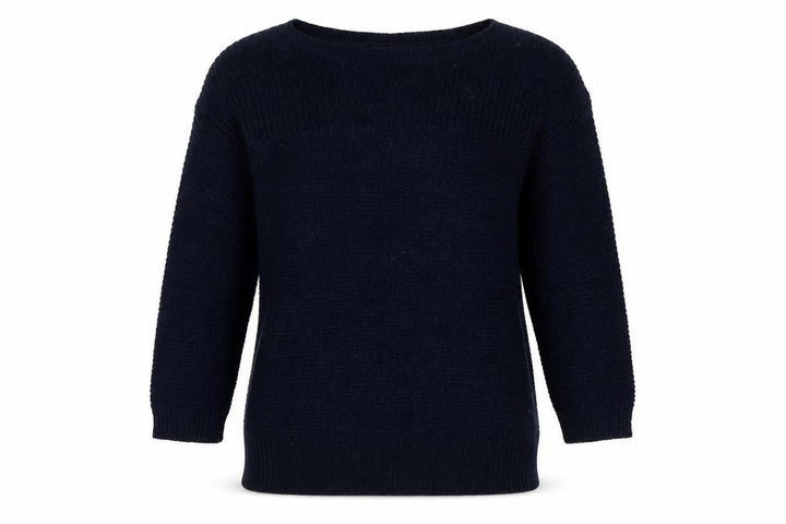 Wallis Women’s Navy Blue S Boat Neck Raglan Knit Pullover Jumper