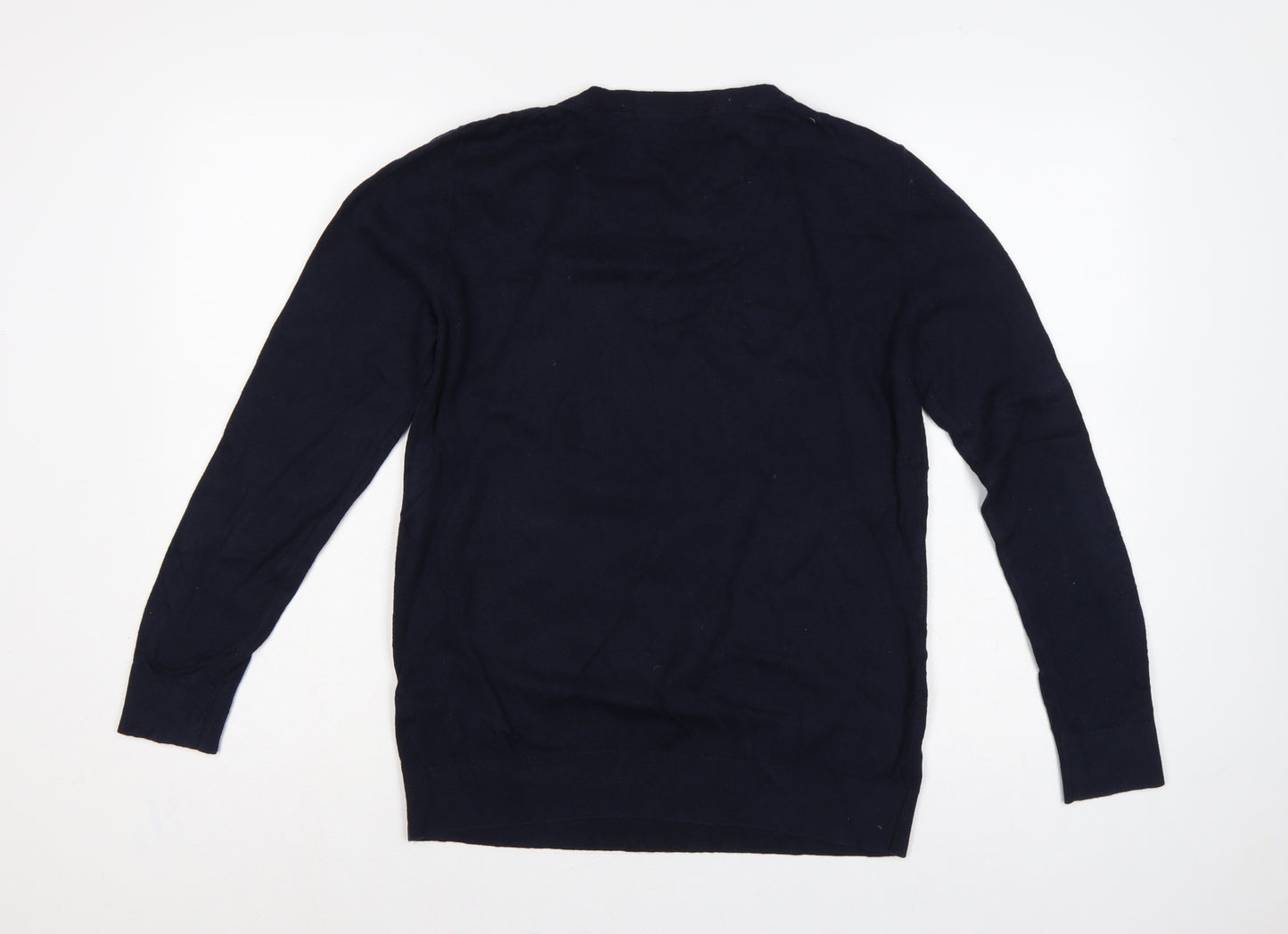 Crew Clothing Company Women's Blue 14 Pullover Sequin Jumper