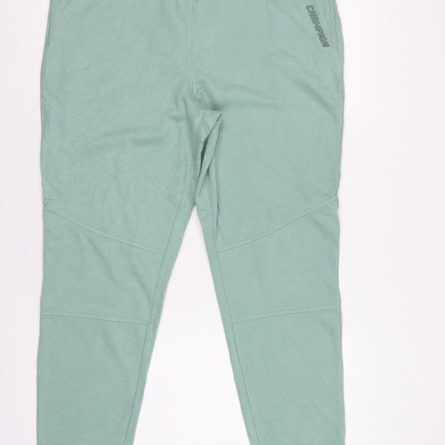 Champion Elite Women’s Green L Jogger Trousers Logo Drawstring