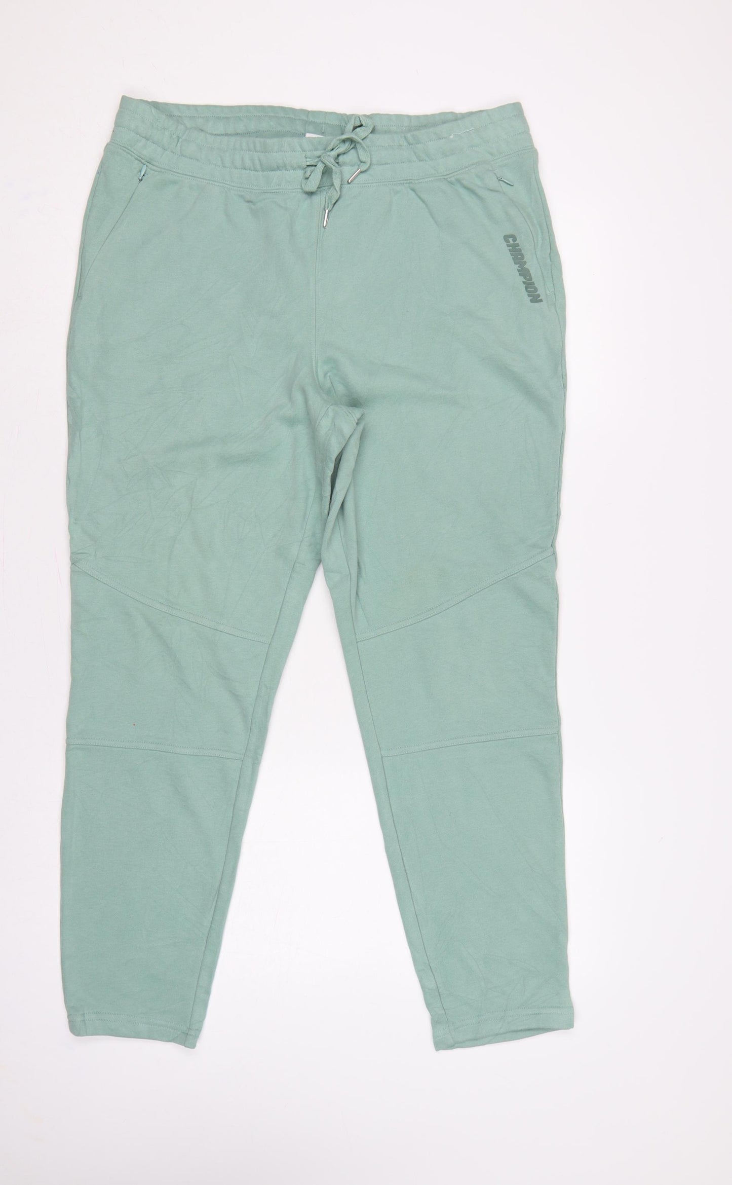 Champion Elite Women’s Green L Jogger Trousers Logo Drawstring