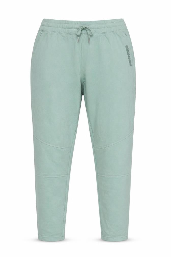 Front view of Champion Elite Women’s Green L Jogger Trousers Logo Drawstring