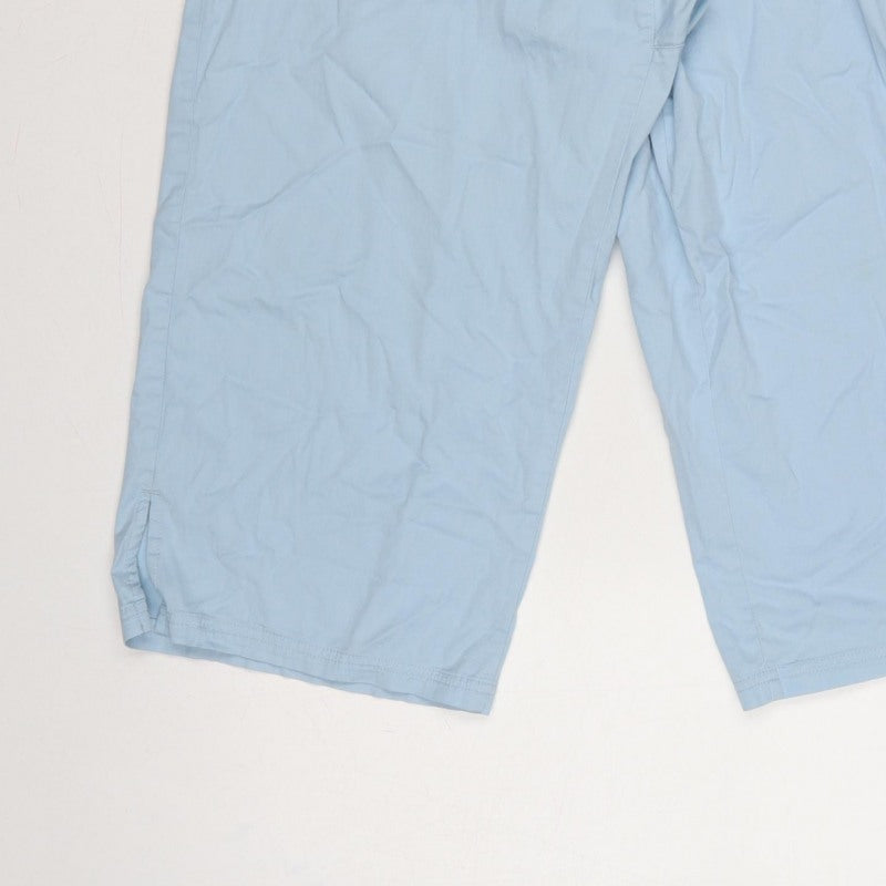 Additional view of Nike Women Blue UK 14 Capri Activewear Running Trousers Drawstring