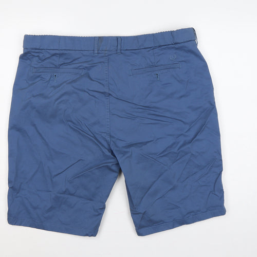 Lincoln Men’s Blue Chino Shorts Waist 40in Cotton Stretch Pockets
