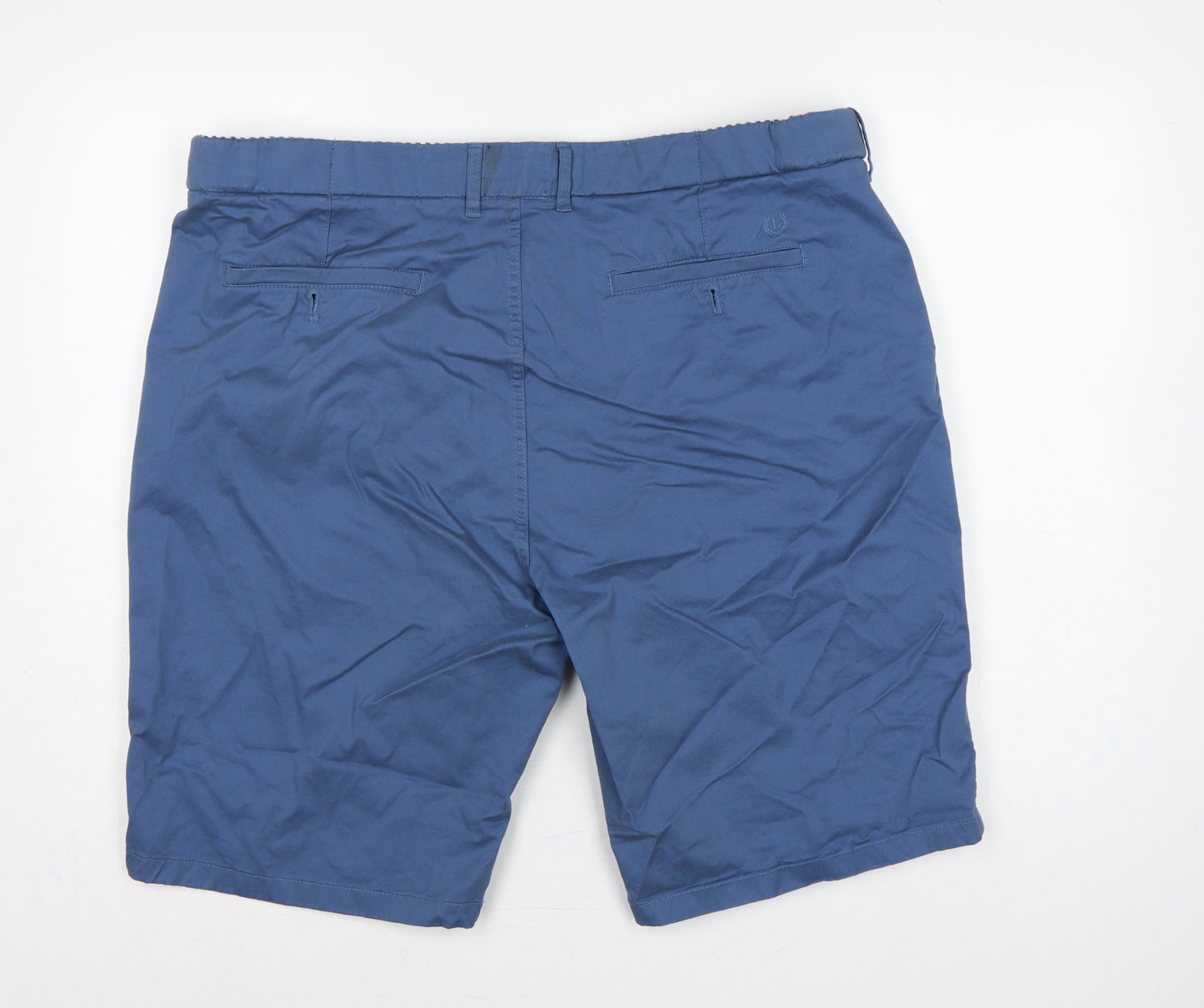 Lincoln Men’s Blue Chino Shorts Waist 40in Cotton Stretch Pockets