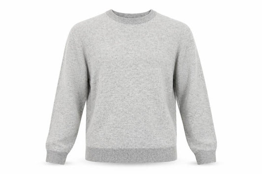 H&M L.O.G.G. Men’s Grey M Crew Neck Cotton Blend Knit Pullover Jumper