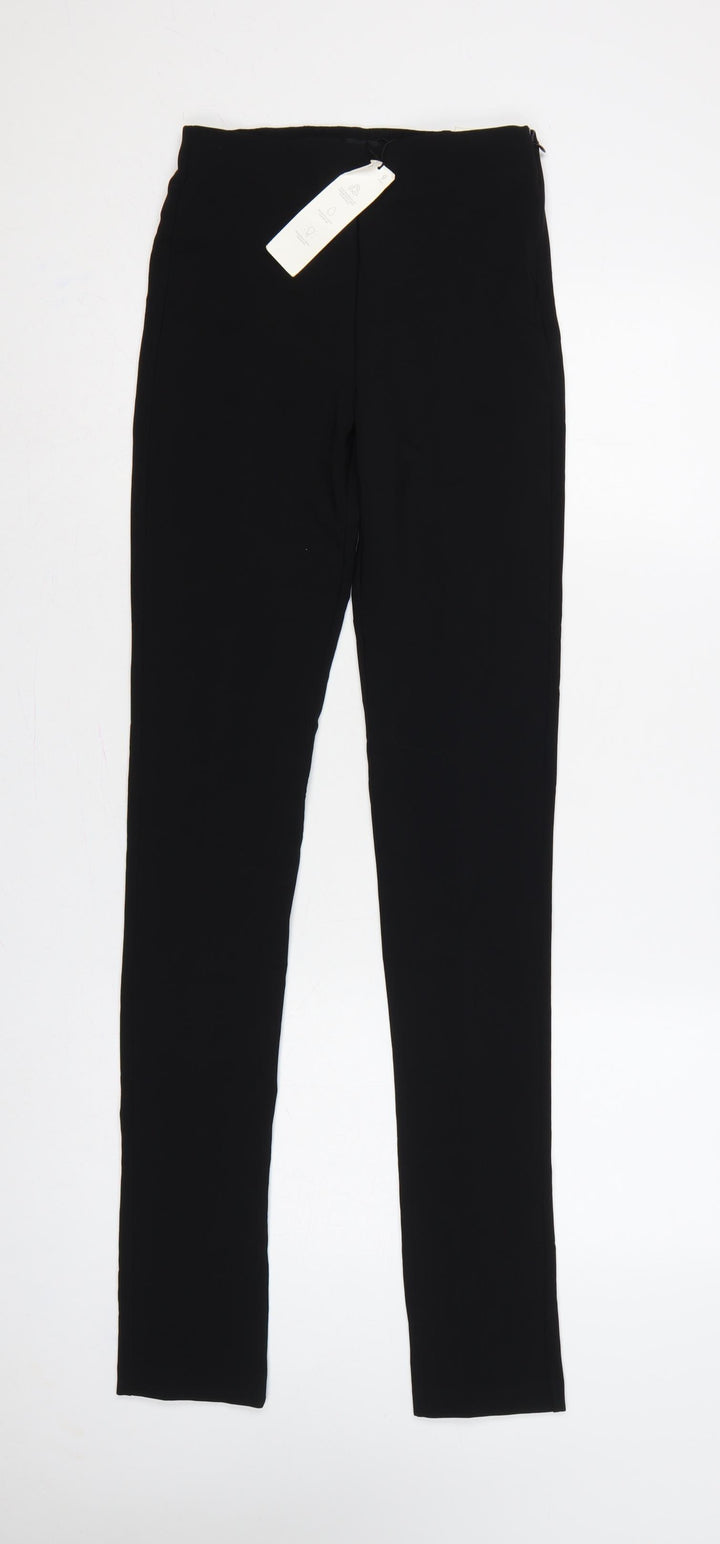 Zara Women’s Black XS High Rise Stretch Leggings NWT