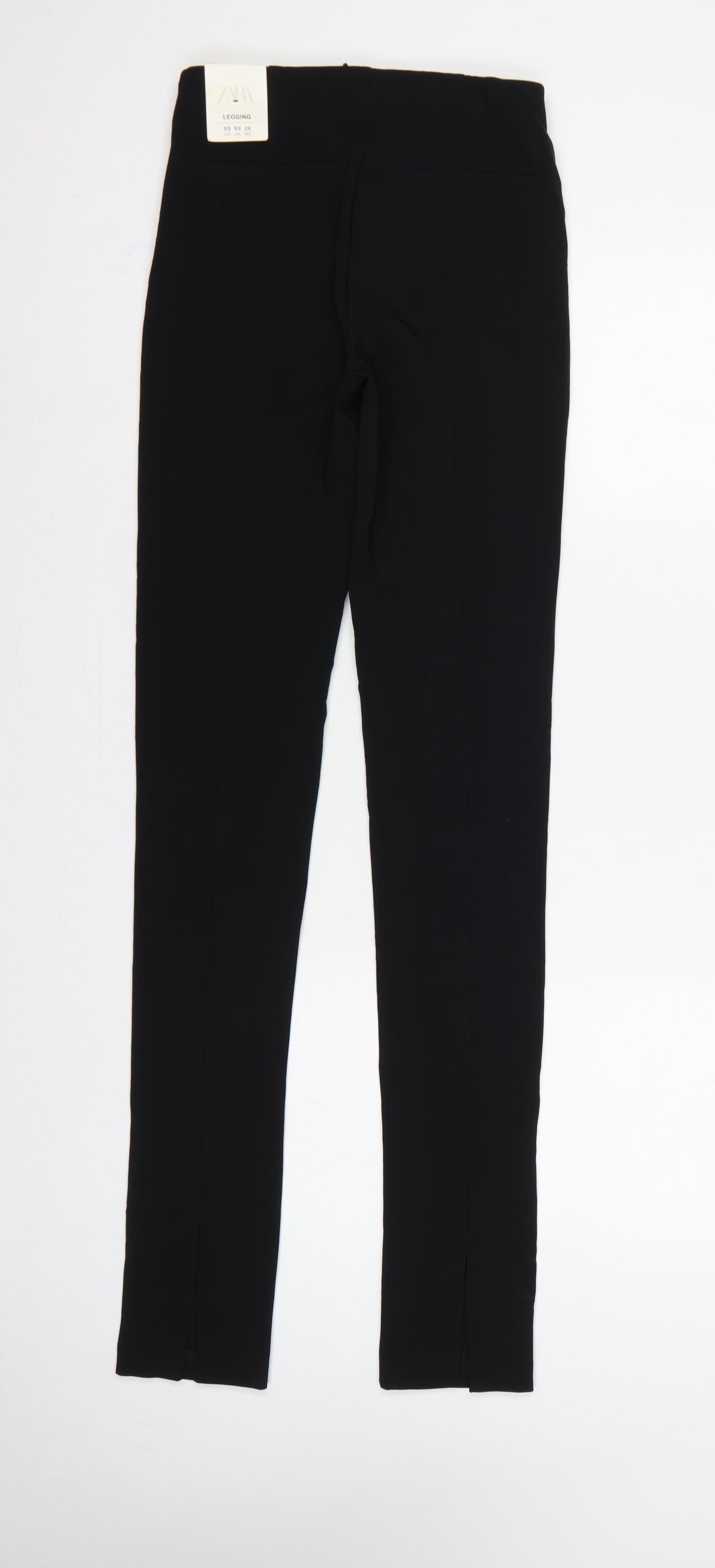 Zara Women’s Black XS High Rise Stretch Leggings NWT